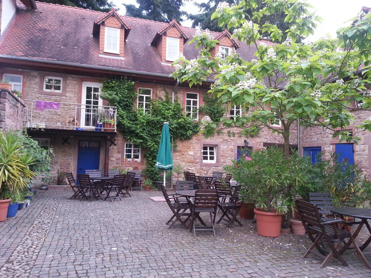 Hotel Gastehaus Felsenmuhle Im Tal Neuleiningen Exterior foto