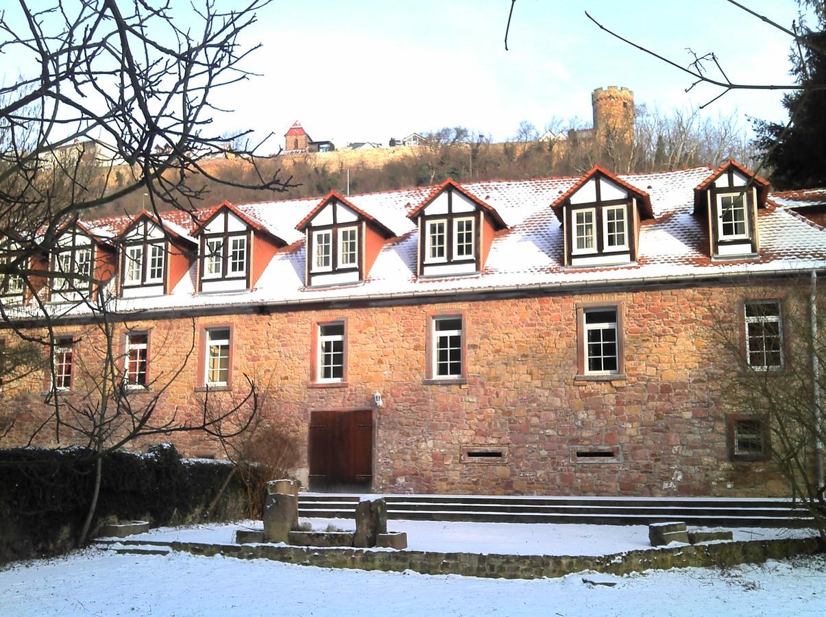 Hotel Gastehaus Felsenmuhle Im Tal Neuleiningen Exterior foto